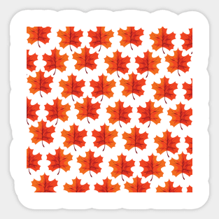 Fall Autumn Pattern Sticker